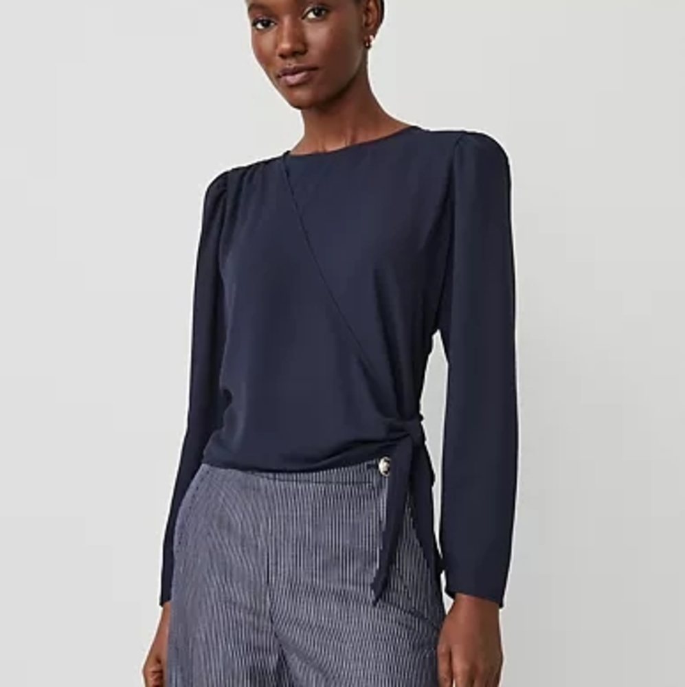 Ann Taylor Dark Blue Women's Blouse